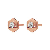 Amaya | Round Solitaire Lab-Grown Diamonds Studs