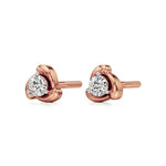 Mirage | Round Lab-Grown Diamonds Studs - Nivara