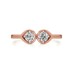 Mode | Round Lab-Grown Diamond Ring - Nivara
