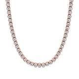 Sutra | Round Lab Grown Diamonds Buttercup Setting Tennis Necklace