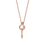 Sneh | Elegant Round Lab Grown Diamonds Heart Pendant - Nivara