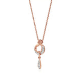 Sneh | Elegant Round Lab Grown Diamonds Heart Pendant - Nivara