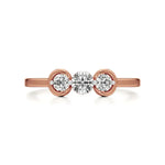 Foreva | Lab-Grown Diamond Three-Stone Ring - Nivara