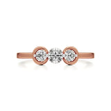 Foreva | Lab-Grown Diamond Three-Stone Ring - Nivara
