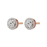 Sol | Round Solitaire with Halo Studs - Nivara