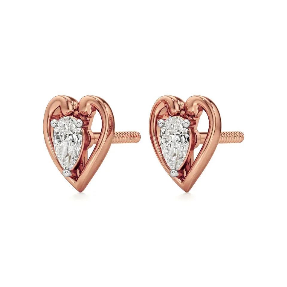 Sneh | Pear Lab-Grown Diamonds Studs - Nivara