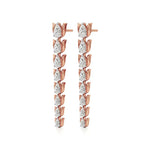 Mode | Pear Lab-Grown Diamonds Dangler Earrings - Nivara