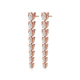 Mode | Pear Lab-Grown Diamonds Dangler Earrings - Nivara