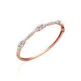 Anek | Classic Marquise & Round Lab Grown Diamonds Bangle