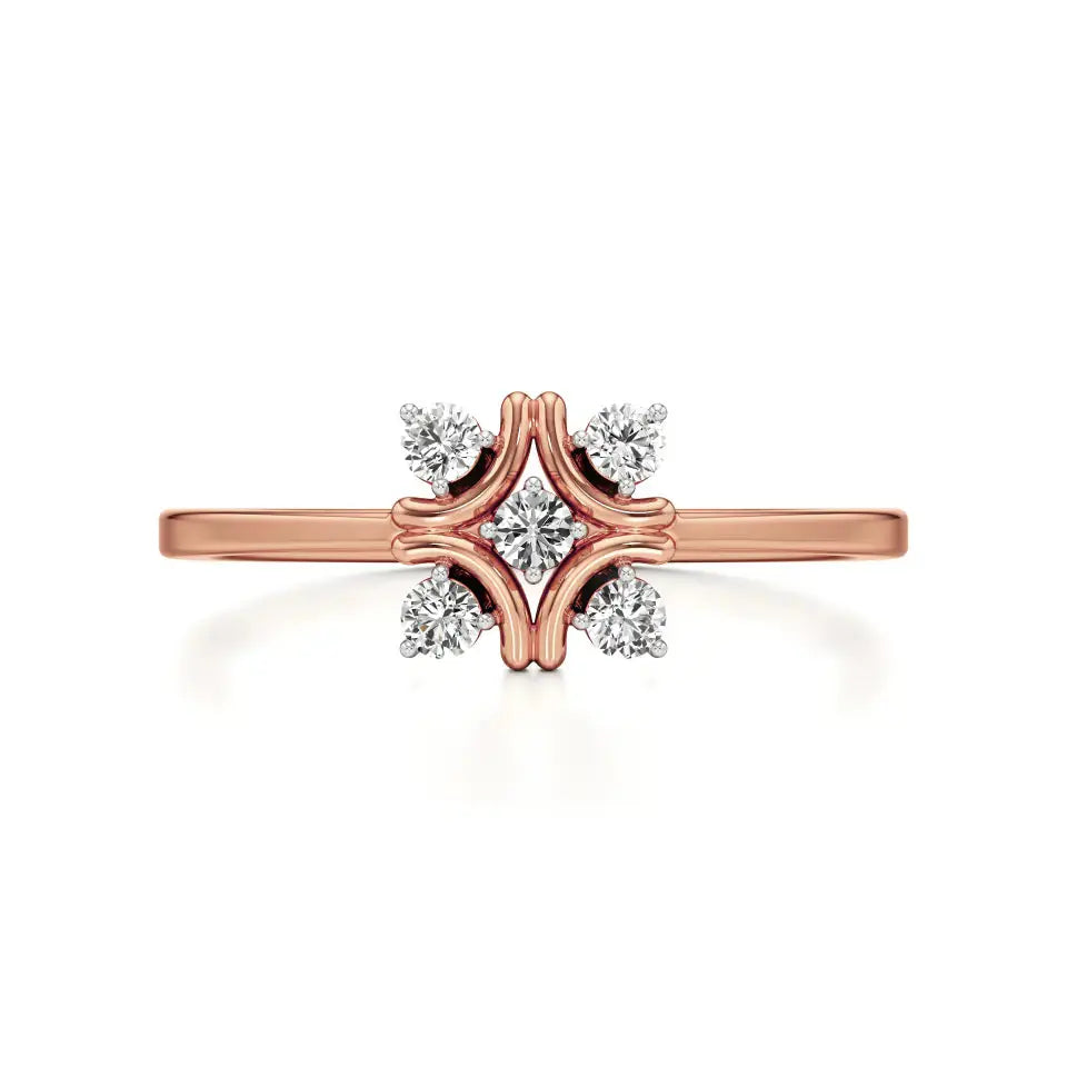 Flora | Lab-Grown Diamond 5-Stone Band - Nivara