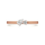 Mode | Round & Pear Lab-Grown Diamond Solitaire Ring - Nivara