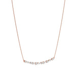 Anek | Multi-Shape Lab Grown Diamonds Bar Necklace - Nivara