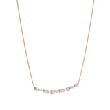 Anek | Multi-Shape Lab Grown Diamonds Bar Necklace - Nivara