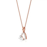 Sneh | Classic Pear & Round Lab Grown Diamonds Pendant - Nivara