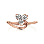 Flora | Lab-Grown Diamond Three-Stone Ring - Nivara