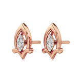 Amaya | Marquise Solitaire Lab-Grown Diamond Studs