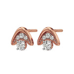 Mode | Round Lab-Grown Diamonds Clustered Studs - Nivara