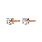 Thea | 4-Prong Round Lab-Grown Diamond Stud - Nivara