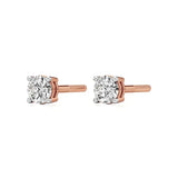 Thea | 4-Prong Round Lab-Grown Diamond Stud - Nivara