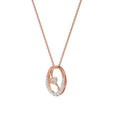 Sneh | Round Lab Grown Diamonds Heart Motif Pendant - Nivara