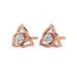 Flora | Round Solitaire Lab-Grown Diamond Studs - Nivara
