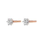 Rayna | 6-Prong Studs with Round Lab-Grown Diamond - Nivara