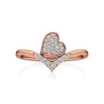 Sneh | Heart Setting Ring - Nivara