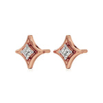 Mode | Princess Lab-Grown Diamond Solitaire Studs - Nivara