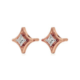 Mode | Princess Lab-Grown Diamond Solitaire Studs - Nivara