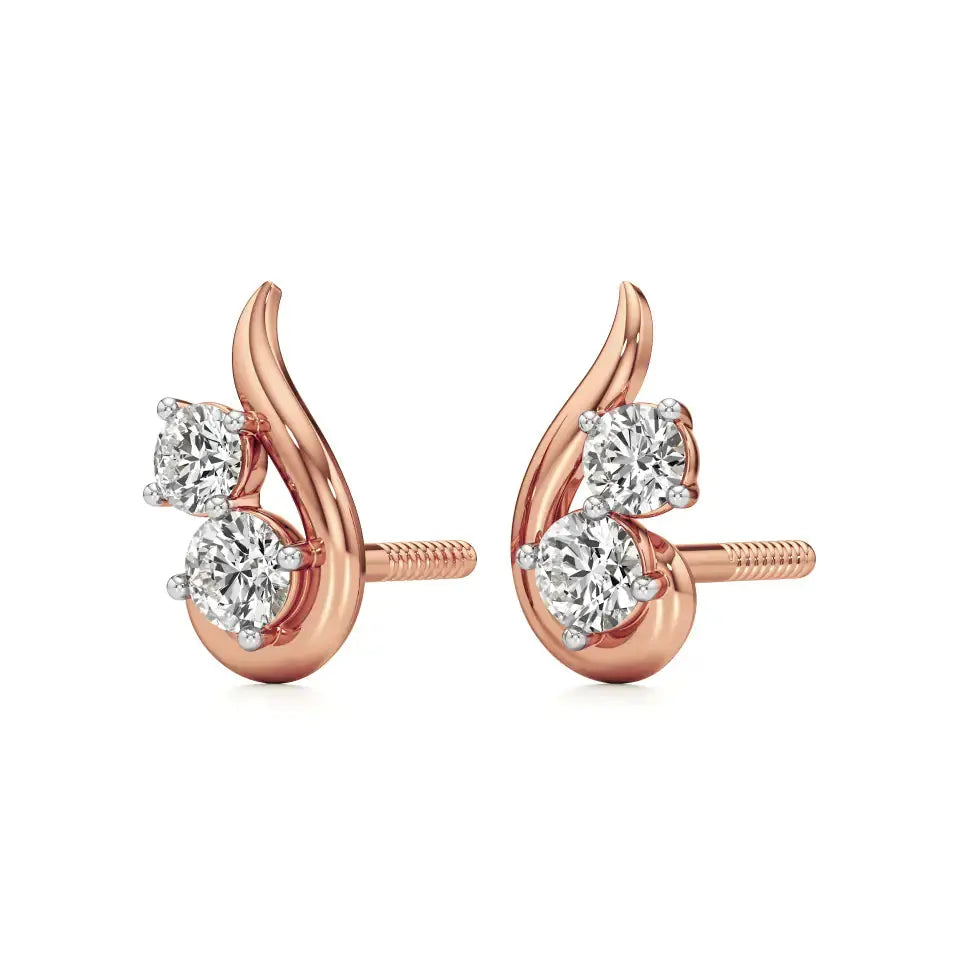 Mode | Round Lab-Grown Diamond Studs - Nivara