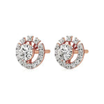 Sol | Round Lab-Grown Diamonds Halo Studs - Nivara