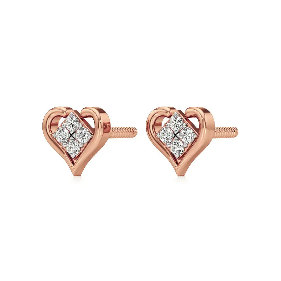 Sneh | Round Lab-Grown Diamonds Studs - Nivara