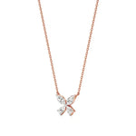 Vanya | Marquise & Pear Lab Grown Diamonds Butterfly Pendant - Nivara