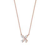 Vanya | Marquise & Pear Lab Grown Diamonds Butterfly Pendant - Nivara