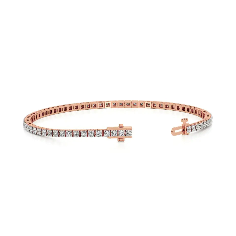 Sutra | Classic Round Lab Grown Diamonds Tennis Bracelet - Nivara
