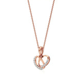 Foreva | Round Lab Grown Diamonds Infinity Loop Pendant - Nivara