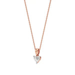 Sneh | Heart-Cut Solitaire Lab Grown Diamond Pendant - Nivara
