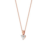 Sneh | Heart-Cut Solitaire Lab Grown Diamond Pendant - Nivara