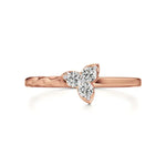 Flora | Lab-Grown Diamond Three-Stone Ring - Nivara