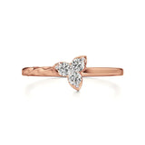 Flora | Lab-Grown Diamond Three-Stone Ring - Nivara