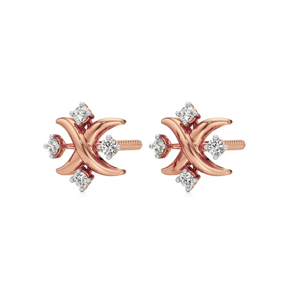 Mode | Round Lab-Grown Diamonds Studs - Nivara