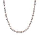 Sutra | Round Lab Grown Diamonds 4-Prong Setting Tennis Necklace