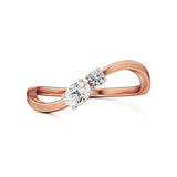 Mode | Oval & Round Lab-Grown Diamond Ring - Nivara