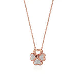 Flora | Floral Design with Center Ruby  Pendant - Nivara