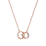 Sneh | Round Lab Grown Diamonds Loop Heart Pendant - Nivara