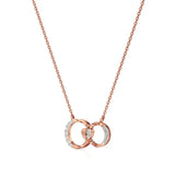 Sneh | Round Lab Grown Diamonds Loop Heart Pendant - Nivara