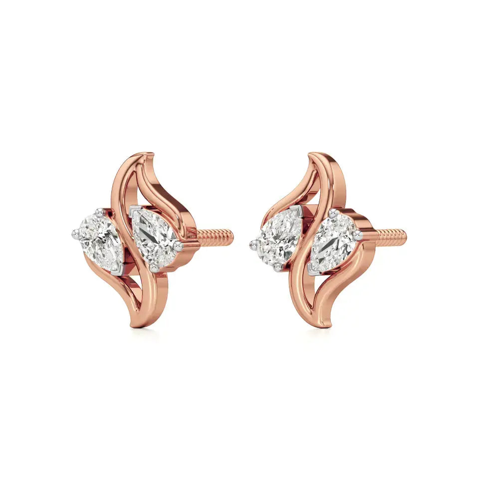Mode | Pear Lab-Grown Diamond Studs - Nivara