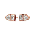 Mode | Hear & Emerald Duo Lab-Grown Diamond Studs - Nivara