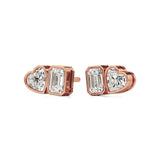 Mode | Hear & Emerald Duo Lab-Grown Diamond Studs - Nivara