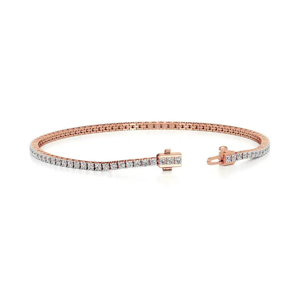 Sutra | Classic Round Lab Grown Diamonds Tennis Bracelet - Nivara
